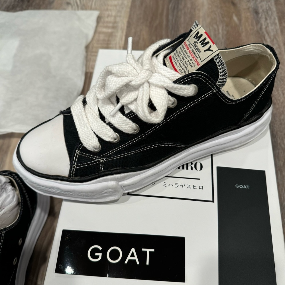 Maison Mihara Yasuhiro Peterson Og sole canvas low black